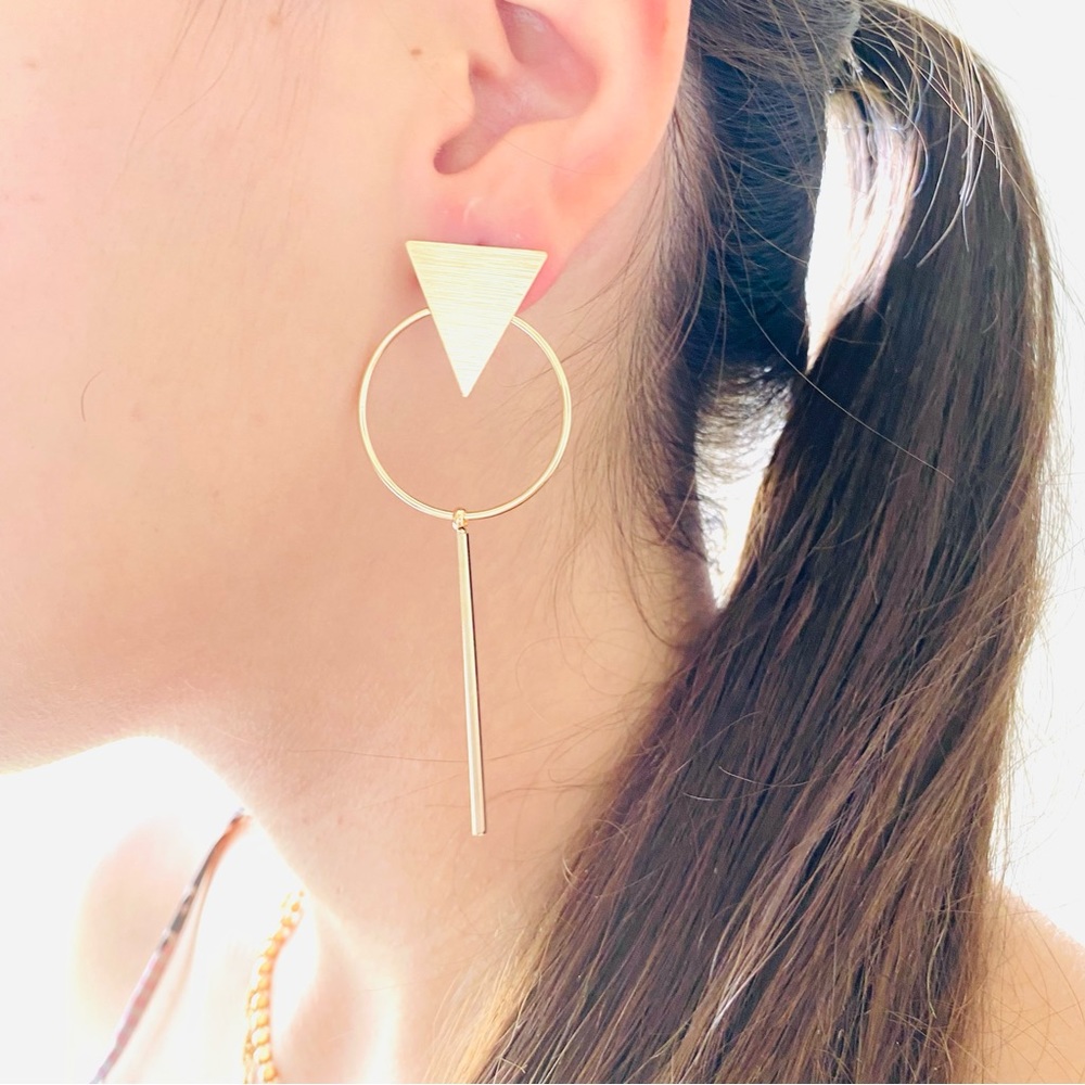 Gold Drop Earrings